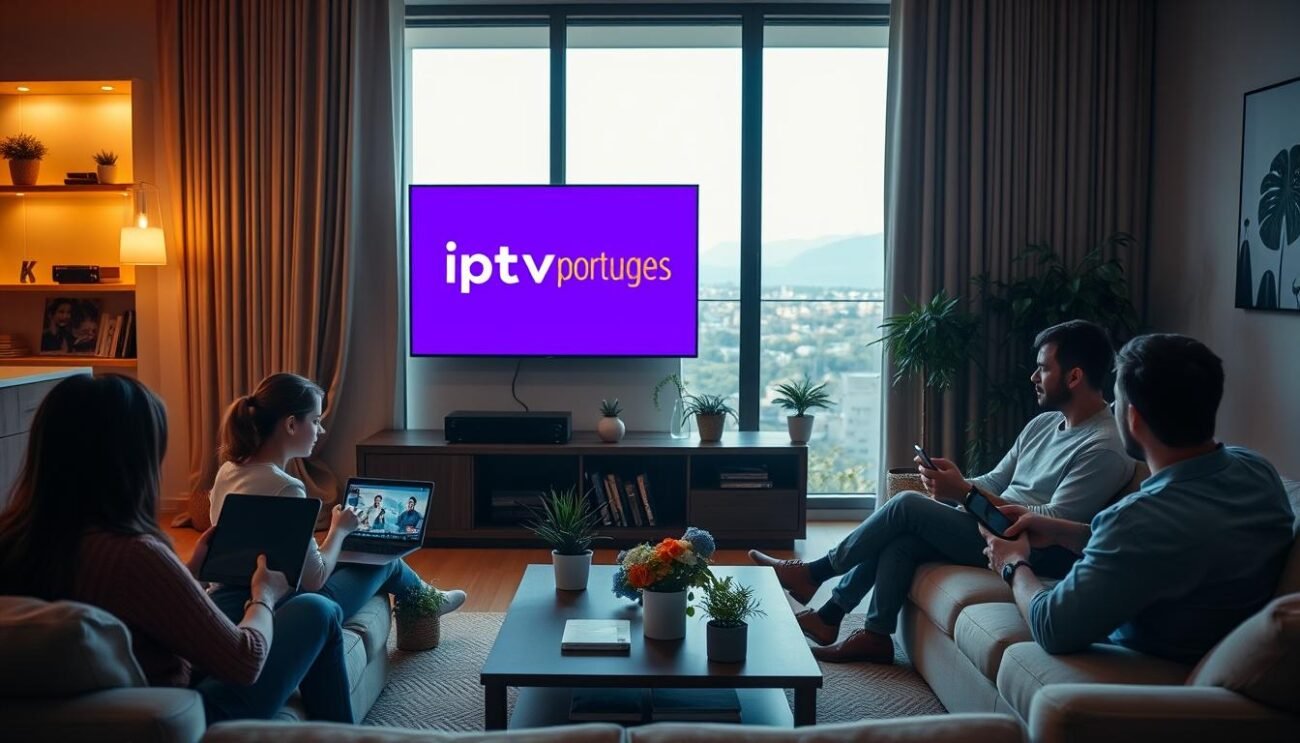 Partilha de IPTV em diferentes ambientes