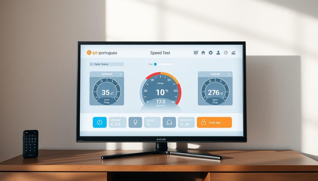 teste velocidade iptv