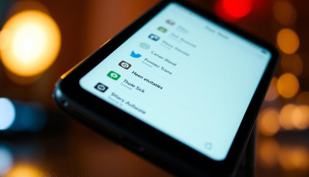 A close-up shot of an iPhone or iPad display, showcasing the TiviMate app interface. The screen is well-lit, with a warm, soft lighting that creates a pleasant, inviting atmosphere. The interface is crisp and clear, highlighting the various menus and options available for the user to navigate. The device is slightly tilted, providing a dynamic and engaging perspective. The background is blurred, keeping the focus on the device and the TiviMate app, conveying a sense of simplicity and ease of use. A close-up shot of an iPhone or iPad display, showcasing the TiviMate app interface. The screen is well-lit, with a warm, soft lighting that creates a pleasant, inviting atmosphere. The interface is crisp and clear, highlighting the various menus and options available for the user to navigate. The device is slightly tilted, providing a dynamic and engaging perspective. The background is blurred, keeping the focus on the device and the TiviMate app, conveying a sense of simplicity and ease of use.