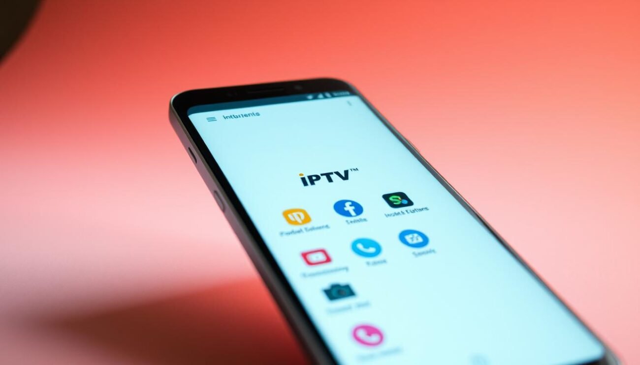 A sleek, minimalist android smartphone display showcasing the IPTV Extreme app interface. The screen is bathed in a soft, warm lighting that highlights the app's intuitive design and user-friendly layout. The background is a clean, neutral tone that allows the app's vibrant colors and crisp icons to take center stage. The camera angle is slightly tilted, providing a dynamic, engaging perspective. The overall impression is one of simplicity, functionality, and ease of use - perfectly encapsulating the process of installing and using IPTV Extreme on an android device. A sleek, minimalist android smartphone display showcasing the IPTV Extreme app interface. The screen is bathed in a soft, warm lighting that highlights the app's intuitive design and user-friendly layout. The background is a clean, neutral tone that allows the app's vibrant colors and crisp icons to take center stage. The camera angle is slightly tilted, providing a dynamic, engaging perspective. The overall impression is one of simplicity, functionality, and ease of use - perfectly encapsulating the process of installing and using IPTV Extreme on an android device.